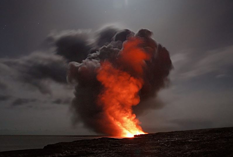 화산 폭발하는 꿈